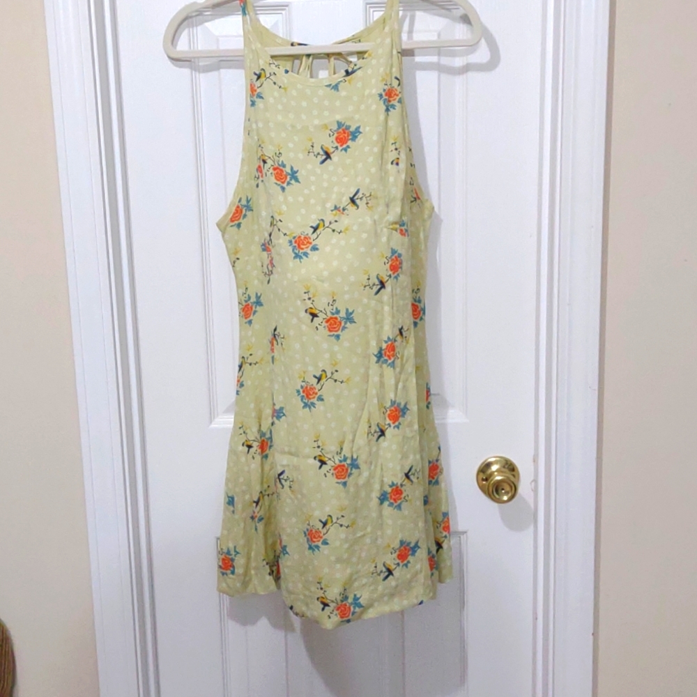 Urban Outfitters Green floral sundress